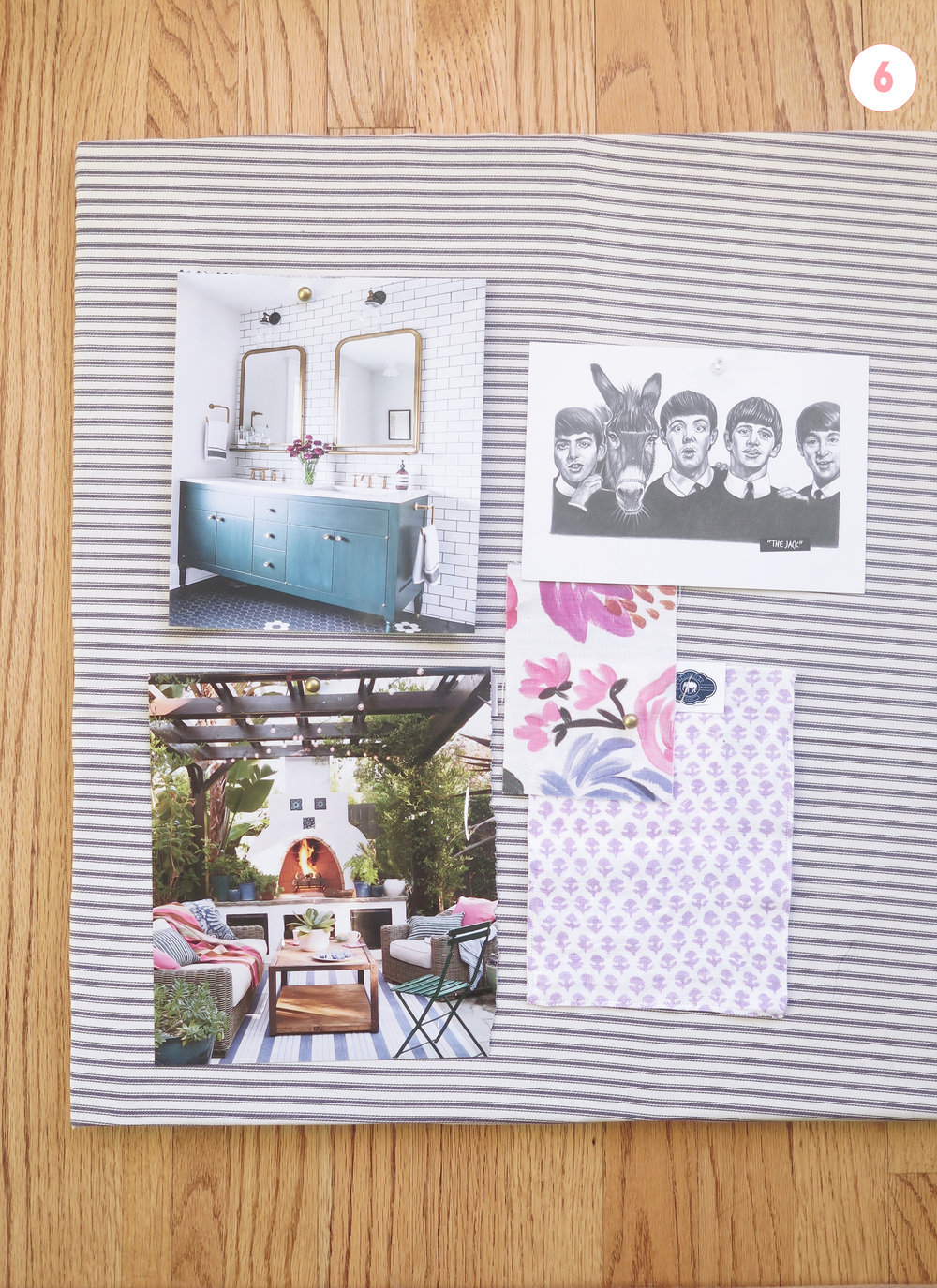 Custom Cork Board DIY Harlowe James