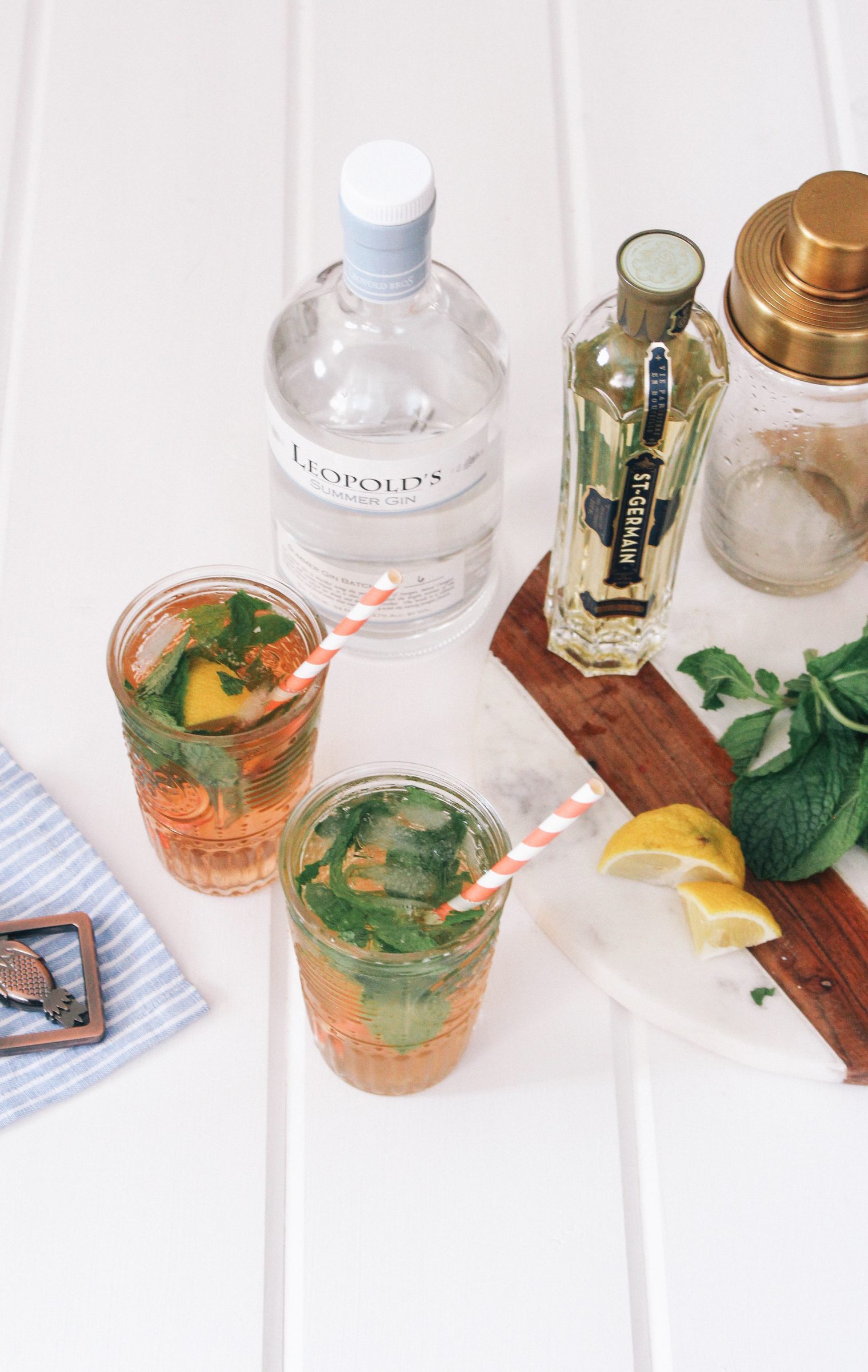 Elderflower Gin Smash Harlowe James